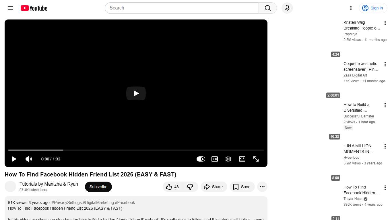 How To Find Facebook Hidden Friend List 2026 (EASY & FAST) - YouTube